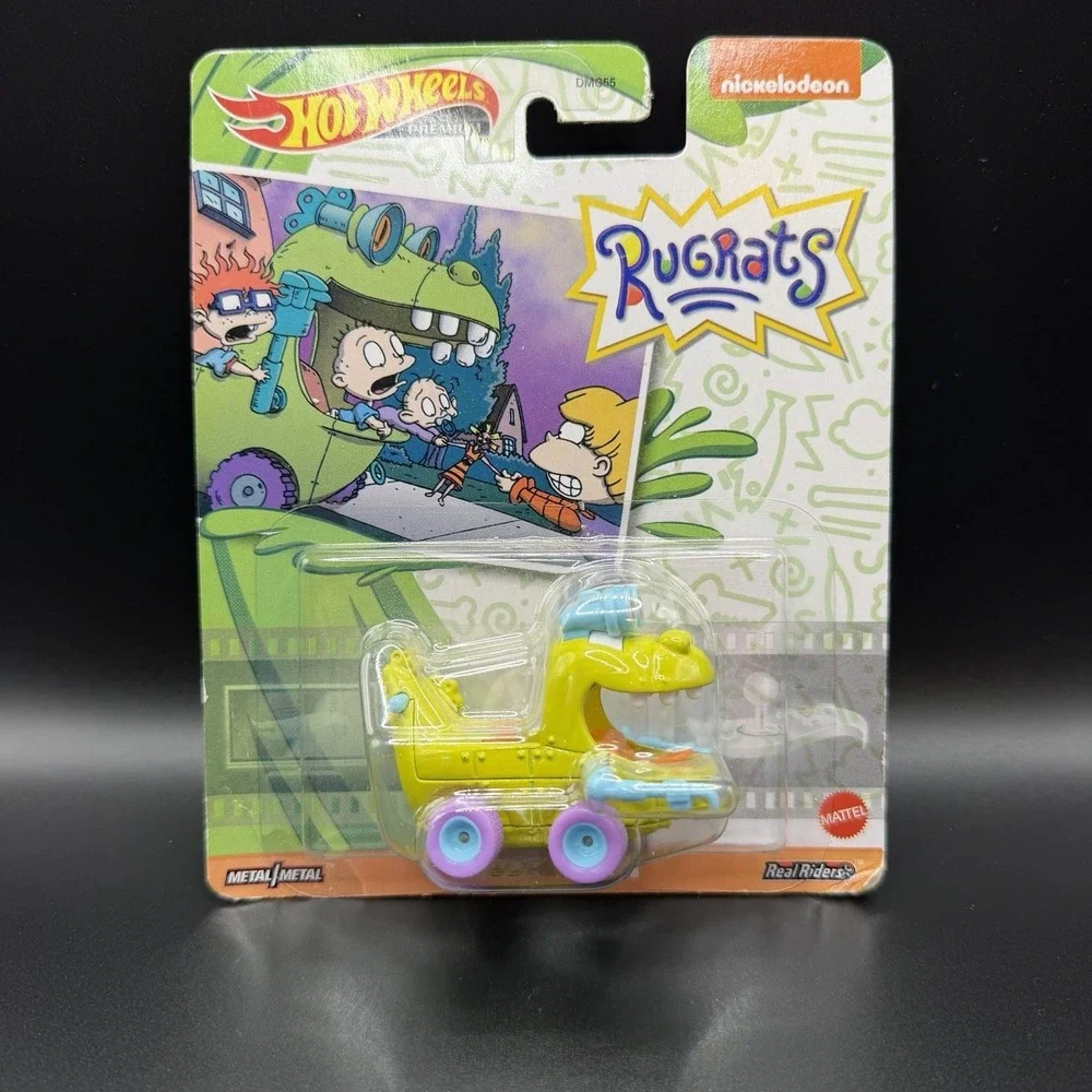 Hot Wheels Premium Pop Culture Reptar Wagon Mattel Real Riders Metal Nickelodeon